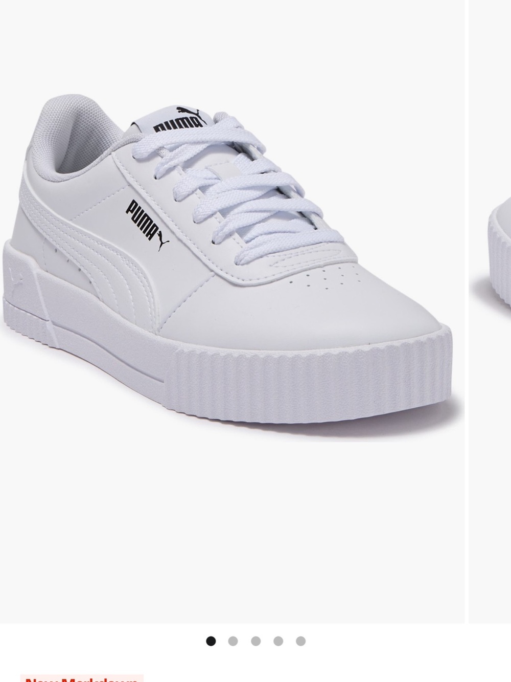 Puma Carina Y2K Platform Sneaker White 9